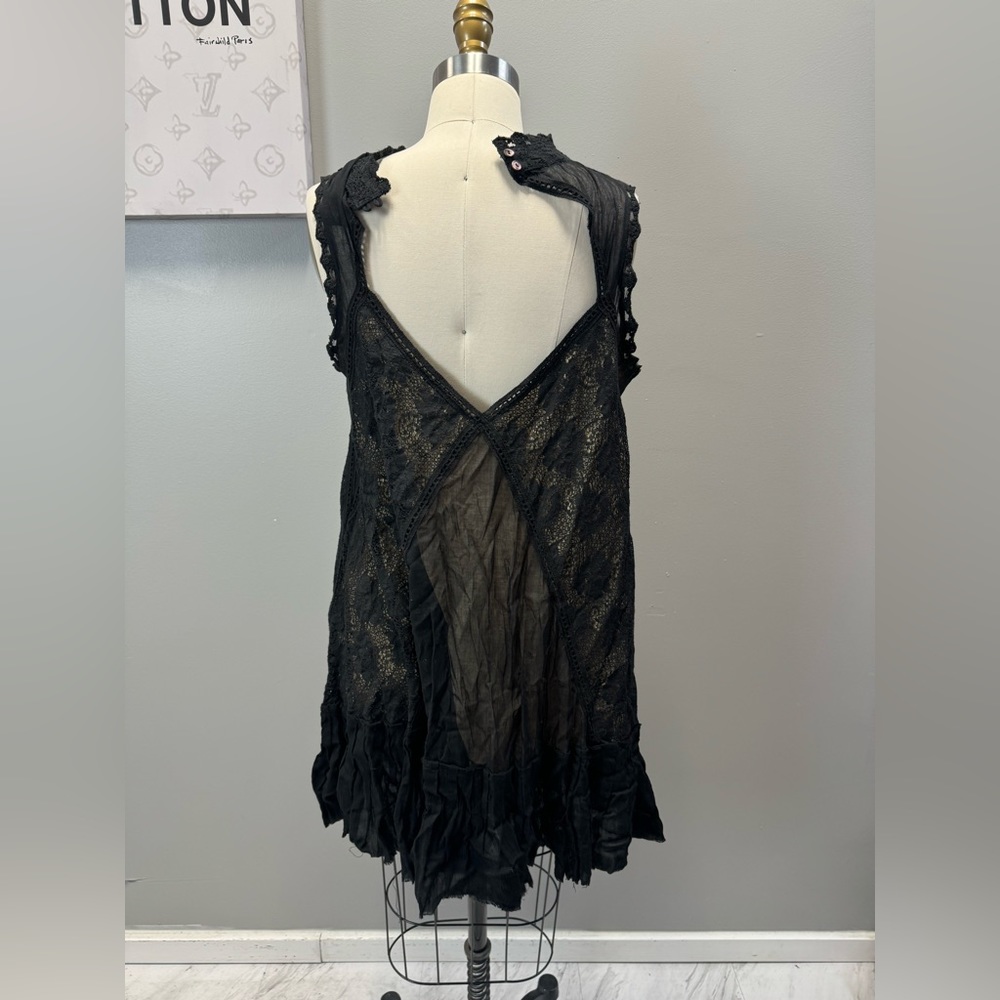 Free People Casual Lace Dress M with tags e103-5 - Picture 5 of 8